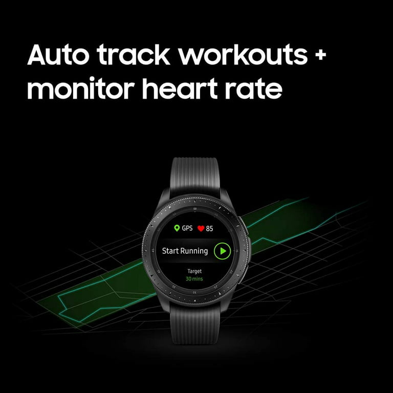 Indtil tortur karton Samsung Galaxy Watch smartwatch R810 (42mm, GPS, Bluetooth) – Midnight  Black - Walmart.com