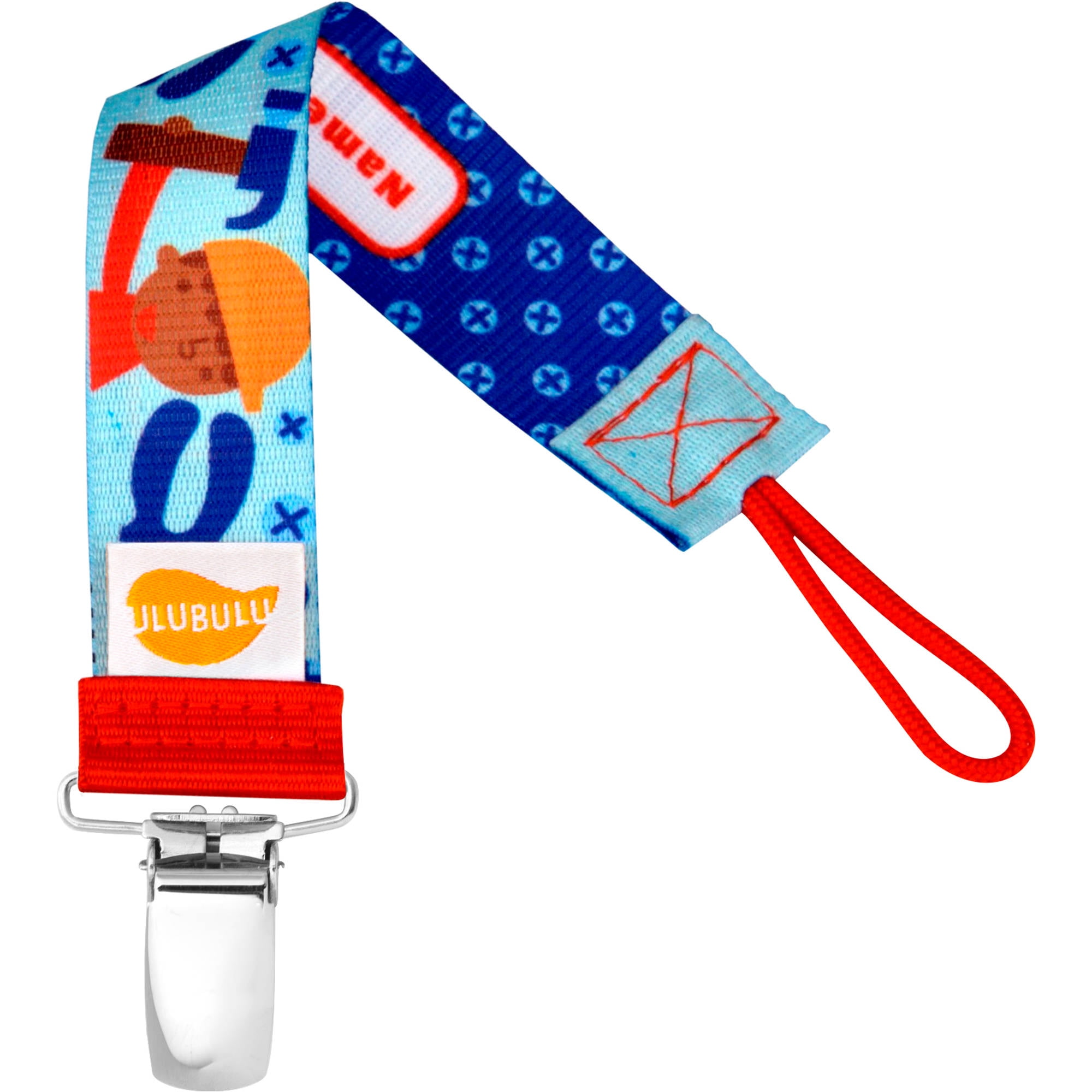 Ulubulu Tool Time Pacifier Clip 1 Count