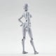 thumbnail image 3 of Action Figure Drawing Model, Drawing Figures For Artists Action Figure Model Human Mannequin Man Woman Kits For Sketching, Painting, Drawing, Artist, 3 of 5