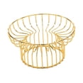 thumbnail image 3 of Cesta de fruta de alambre de hierro, moderna y elegante mesa de centro de mesa, frutero resistente L, 3 of 9