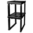 thumbnail image 1 of Estante organizador Piffny PLKSLF01 ajustable negro, paquete de 2, 1 of 6