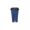 thumbnail image 2 of Contenedor Brute Rollout Rubbermaid Azul 120 lt, 2 of 2