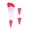 Red, variant on Homerr Cake Decorating Pen Chocolate Writing for Cakes Chocolate Decorating 3 Heads Cake Writing Tool for Cupcakes Pastries DIY Cake Decoration Kit with Plunger Easy to Use Kitchen