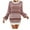 Coffee, variant on Wang6 Christmas Sweaters for Women Trendy Fall Winter Merry Xmas Tunic Knits Long Sleeve Crew Neck Reindeer Printed Knitted Pullovers Tops Red M