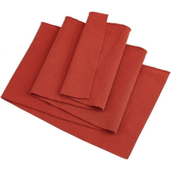 Polyester Ribbing Fabric for Collars Cuffs Neckline Waistband Clothing Accessories Sienna 1000x170mm