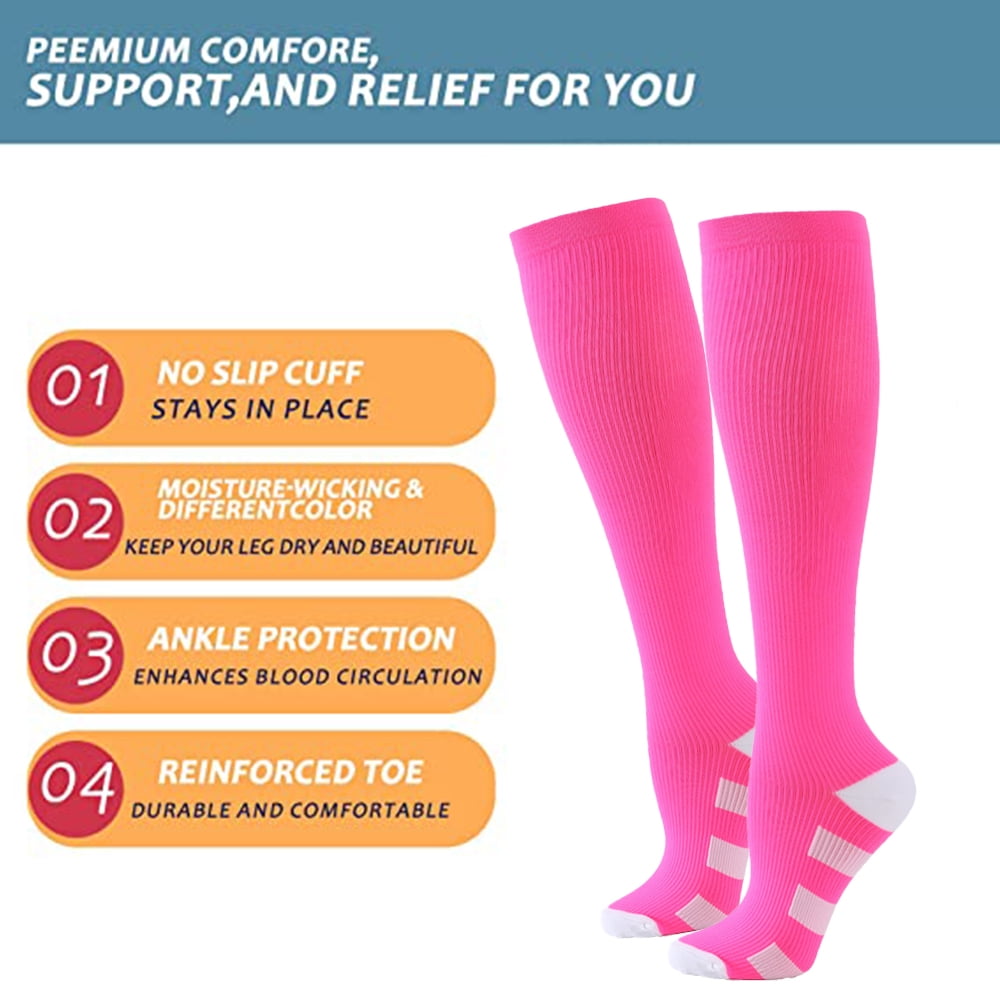 Wide Calf Compression Socks  3,000 5 Star Reviews – Nurse Yard