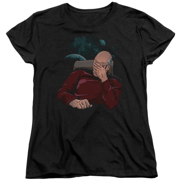 Star Trek - Facepalm - Women's Short Sleeve Shirt - Medium