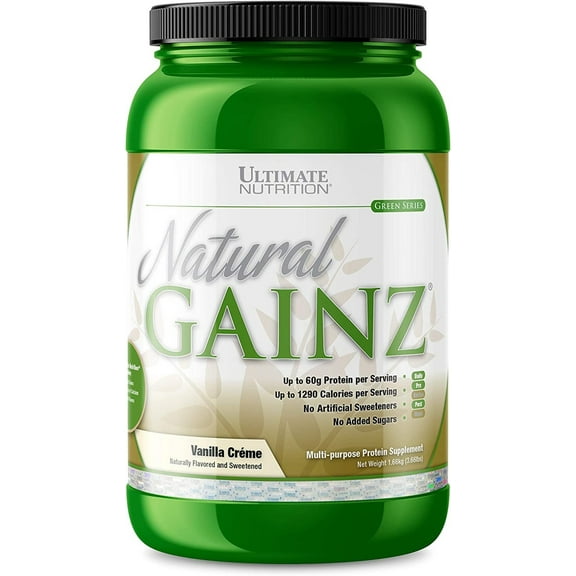 Ultimate Nutrition Natural Gainz Whey Isolate Protein Powder-3.6lb