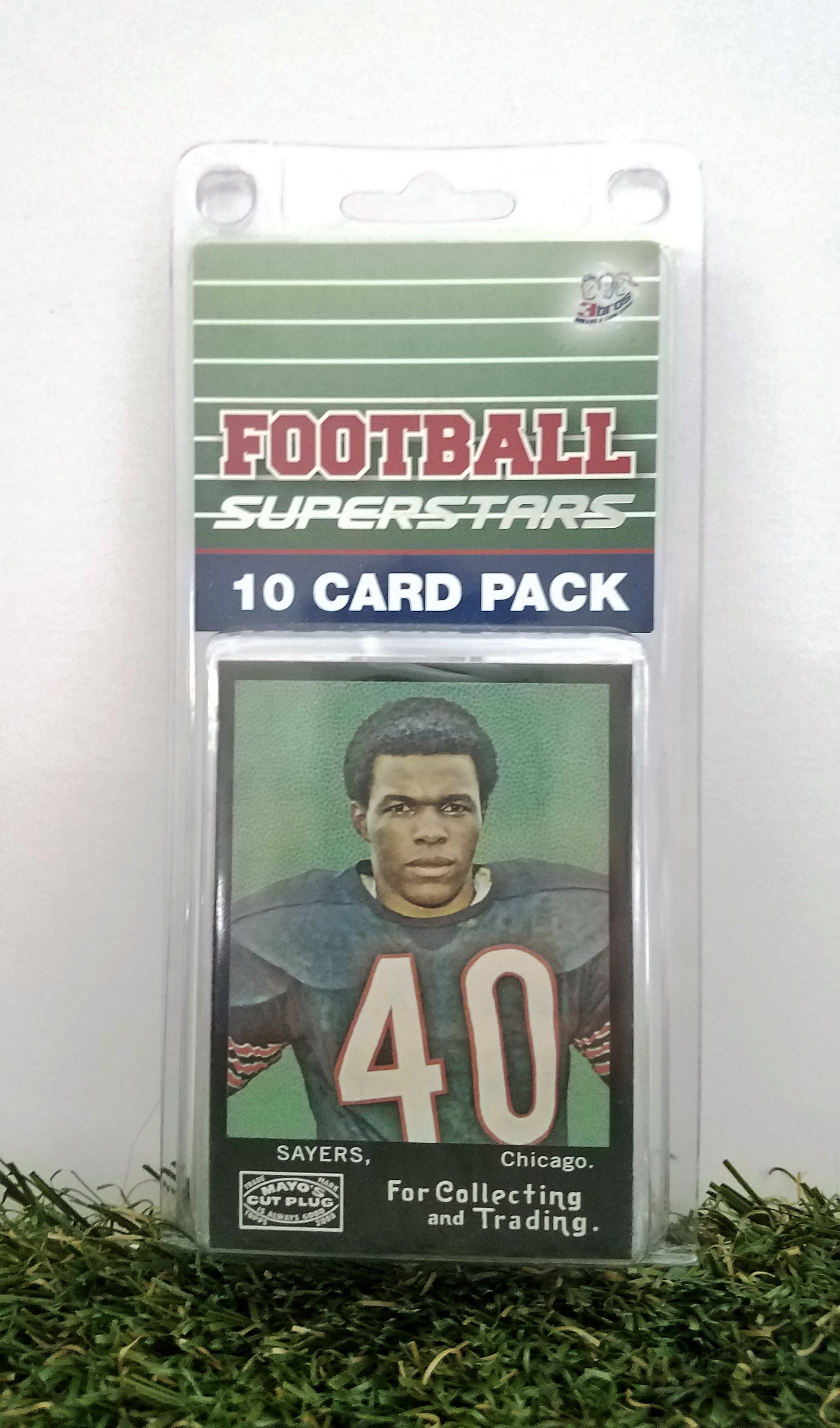 Gale Sayers (10) Card Pack NFL Football Superstar Gale Sayers Starter