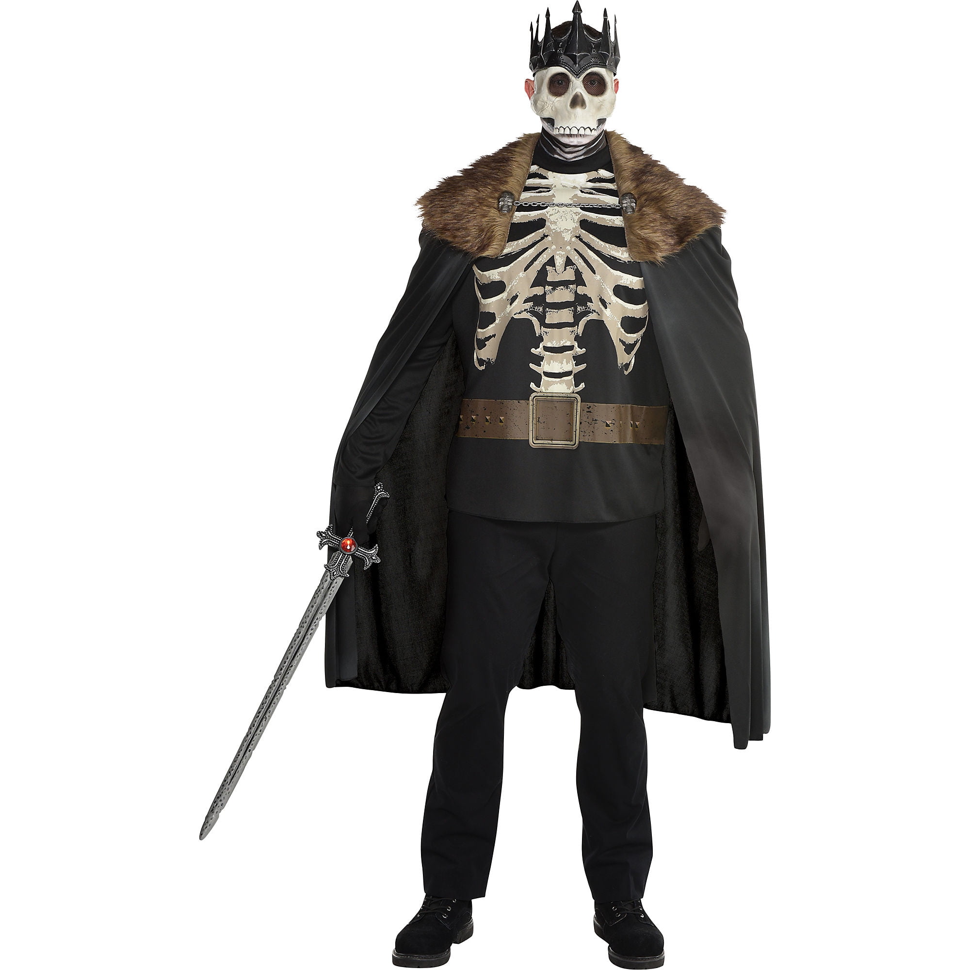 Party City Dark King Halloween Costume for Men, Plus Size, Includes ...