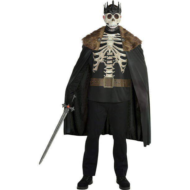 Party City Dark King Costume For Men Plus Size Includes Printed Shirt Mask With Crown And Cape Com - Zak Storm Costume Diy