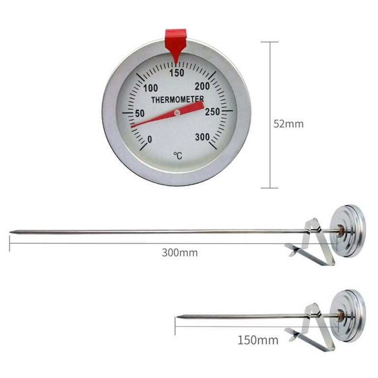 Yesbay Oil Thermometer High Precise Heat Resistant Hand-held Meat Pastry  Fried Food Thermometer Household Supplies