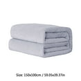 thumbnail image 3 of Qholemyo Solid Color Flannel Velvet Throw Blanket Soft Blanket For Couch Air Conditioning Blanket Casual Cover Blanket Gift Blanket Warm Small Blanket 59.05x39.37 Inches, 3 of 7