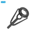 thumbnail image 3 of Unique Bargains 1.8mm Acier Inoxydable Tige de Pêche Réparation Kit Pole Guide Anneau Remplacement, Noir 8 Pack, 3 of 5