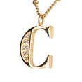 thumbnail image 3 of Collar Inicial de Mujer Letra A LuckyLy, Acero Inoxidable, Baño de Oro 18k y Zirconia Cúbica, Modelo Olga dorado UNITALLA, 3 of 8