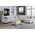 thumbnail image 2 of Leo Light Gray Linen 8Pc Modular L-Shape Sectional Sofa Chaise and Ottoman, 2 of 10
