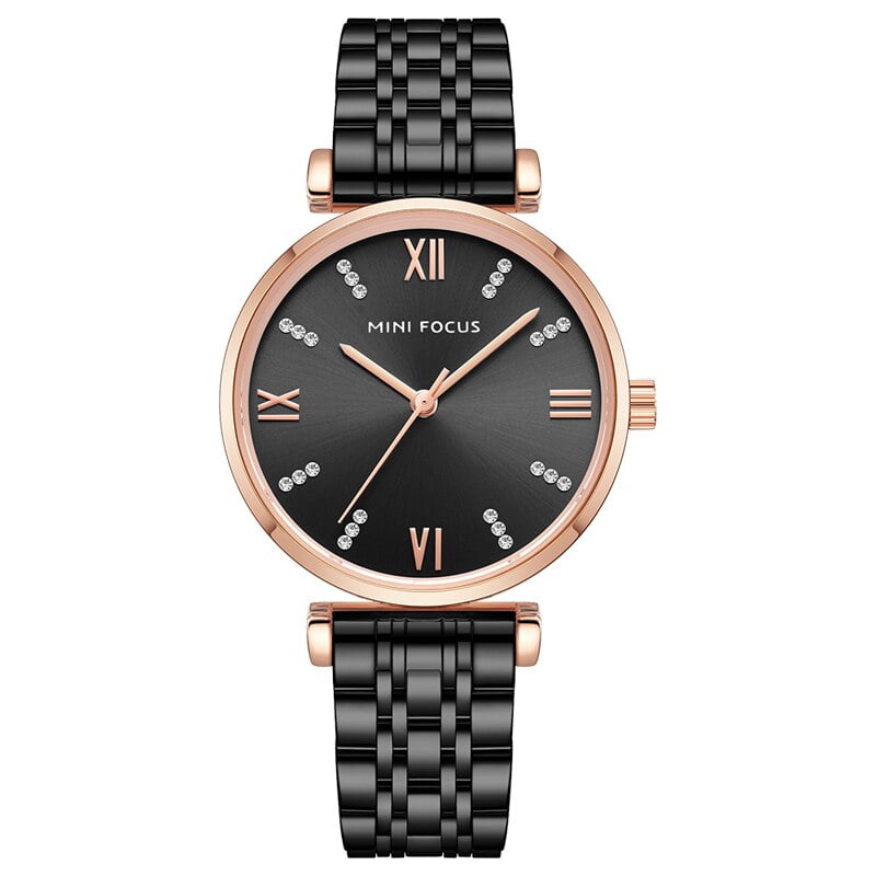 MINI FOCUS Women Watches Top Brand Luxury Fashion Ladies Watch 34m Waterproof Rose Gold Stainless Steel Reloj Mujer Montre Femme