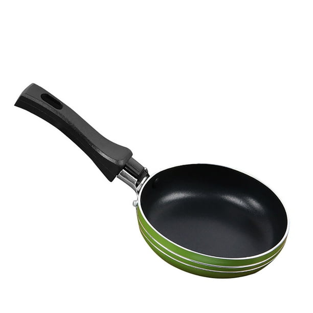 Billuyoard Sartén antiadherente de acero inoxidable para tartas de huevo, olla para verduras, cocina para el hogar, utensilios de cocina para Cocina y Comedor 16cm