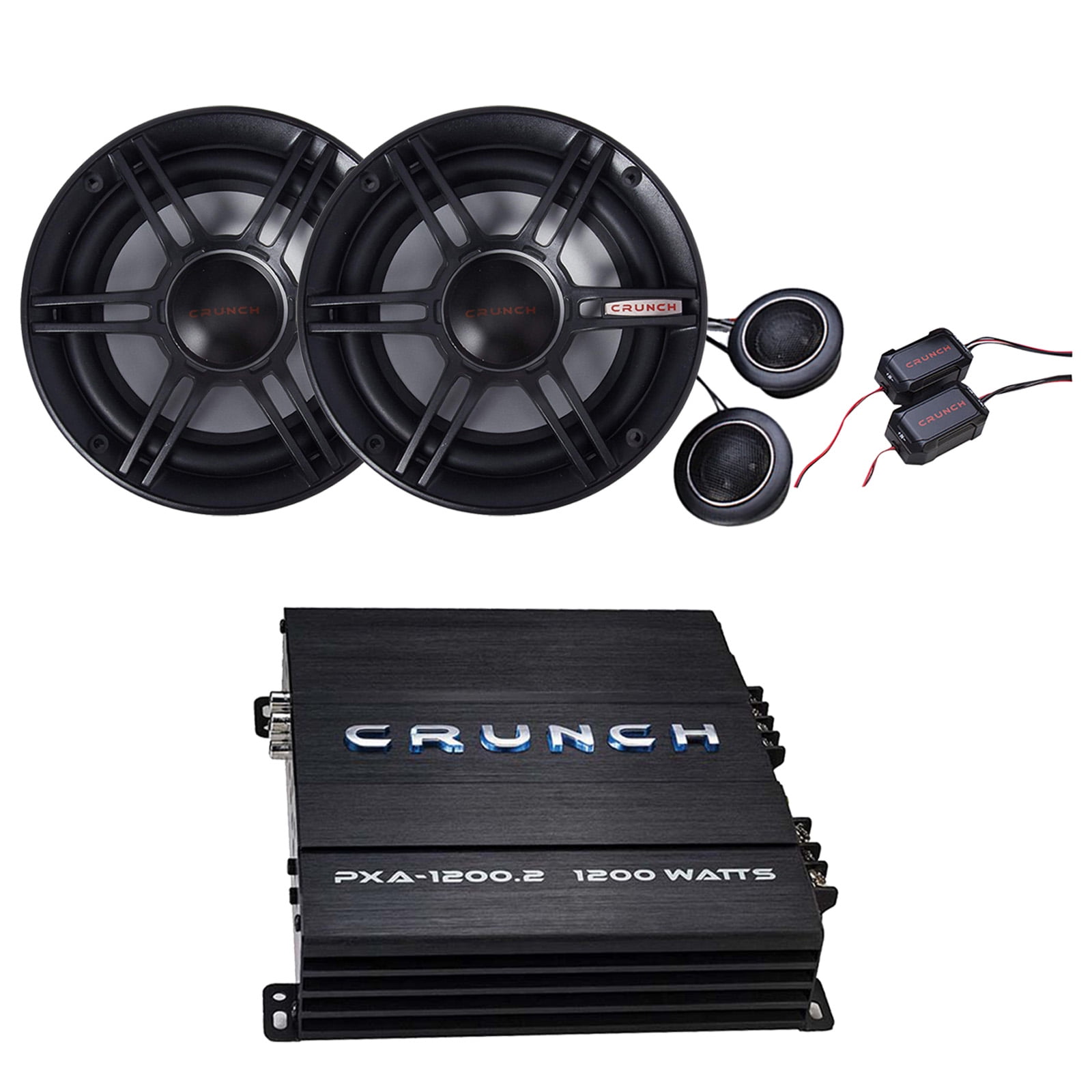 2 x Crunch 6.5" 2Way 300W Max Power Full Range Automotive Component