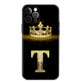 thumbnail image 1 of Funda de silicona suave para iPhone, carcasa con letras de corona de diamante, 11, 13, 12, 14 Pro, 14 Pro, Max, XS, XR Fivean unisex, 1 of 2