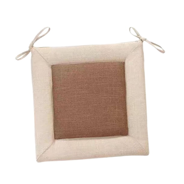 Cojín cuadrado multiusos extraíble para silla, cojín de meditación, respaldo de silla D