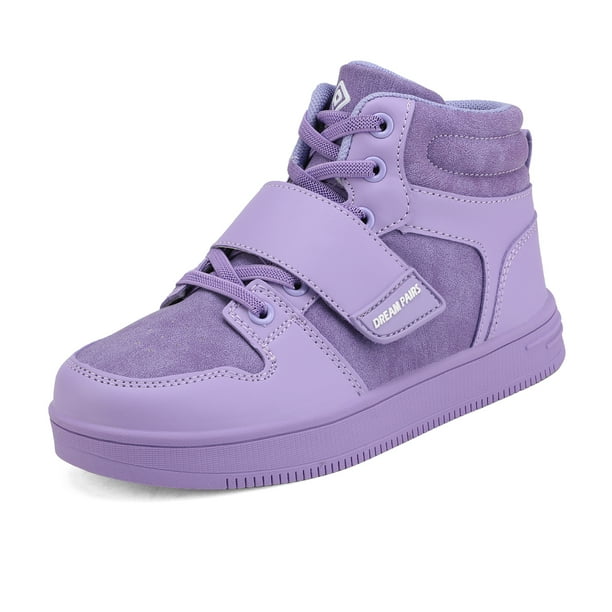 Dream Pairs Dream Pairs Boys Girls Purple High Top Sneaker Shoes Size 5 Big Kid Freestyle K Walmart Com Walmart Com