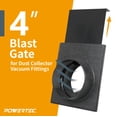 thumbnail image 2 of Blast Gate POWERTEC 70108-P6 para colector de polvo de 4 pulgadas, paquete de 6, 2 of 8