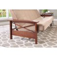 Better Homes and Gardens Stonehaven Wood Arm Futon, Tan