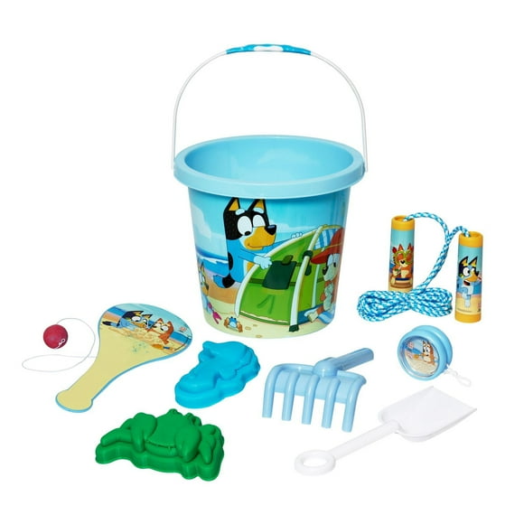 Little Kids Bluey Beach Bucket Summer Fun Set