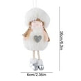 thumbnail image 4 of Chmadoxn Christmas Decorations Hanging, Elk Angel Hanging Christmas Ornaments for Christmas Tree Decor, Angel Doll Christmas Ornament for Xmas Home Party, Holiday Decorative, 4 of 7