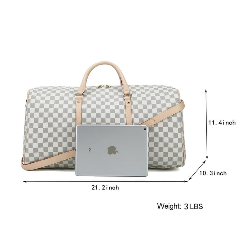 White louis vuitton duffle bag hotsell