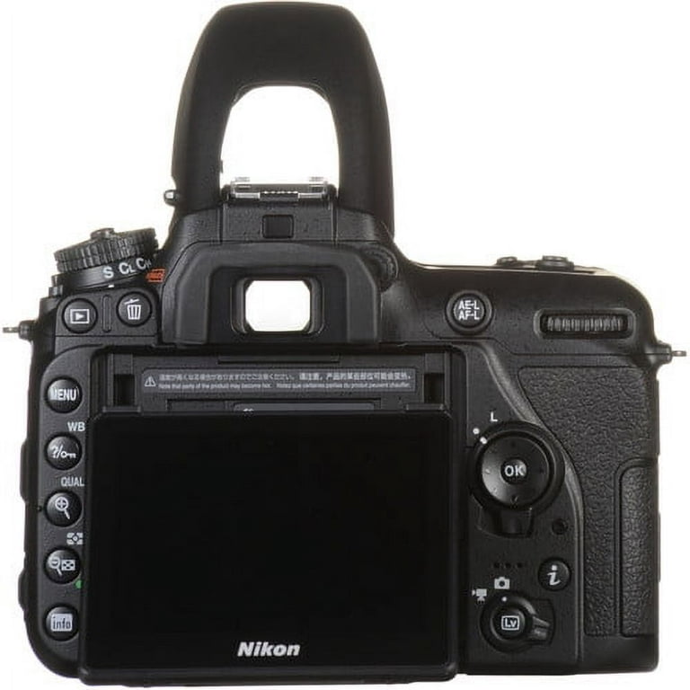 Nikon D7500 DSLR Camera (Body Only) 1581 - 12pc Accessory Bundle