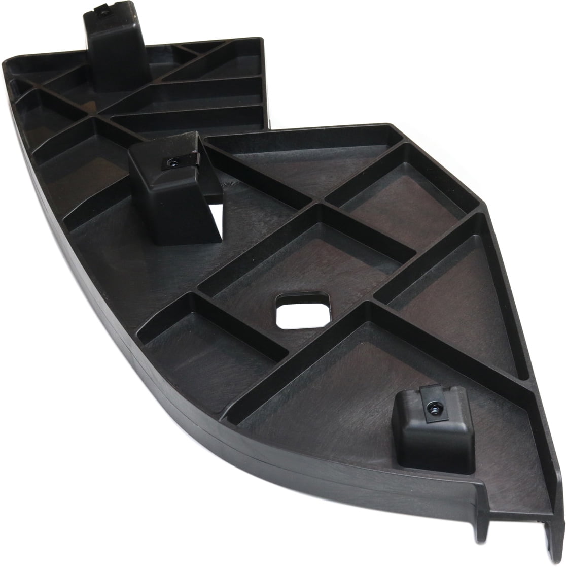 Bumper Trim Compatible With 2007-2014 GMC Yukon XL 1500 Front, Right Passenger Side, Outer Black