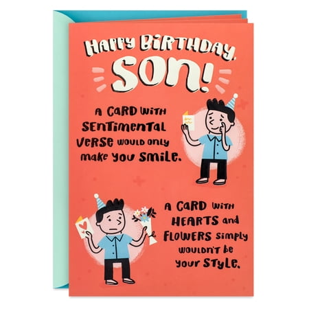 Hallmark Birthday Card for Son (No-Nonsense Wish)
