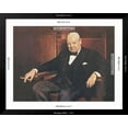 thumbnail image 5 of Art.com Sir Winston Churchill Art Print by Arthur Pan, Black Frame Wall Art, 40" x 32", 5 of 5