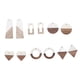 thumbnail image 2 of Wood Earring Blanks, DIY Making 12 Pcs Environmentally Friendly Hole Design Wood Earrings  For Crafts For Art Project ANGGREK Resin Jewelry Making Supplies, 2 of 8