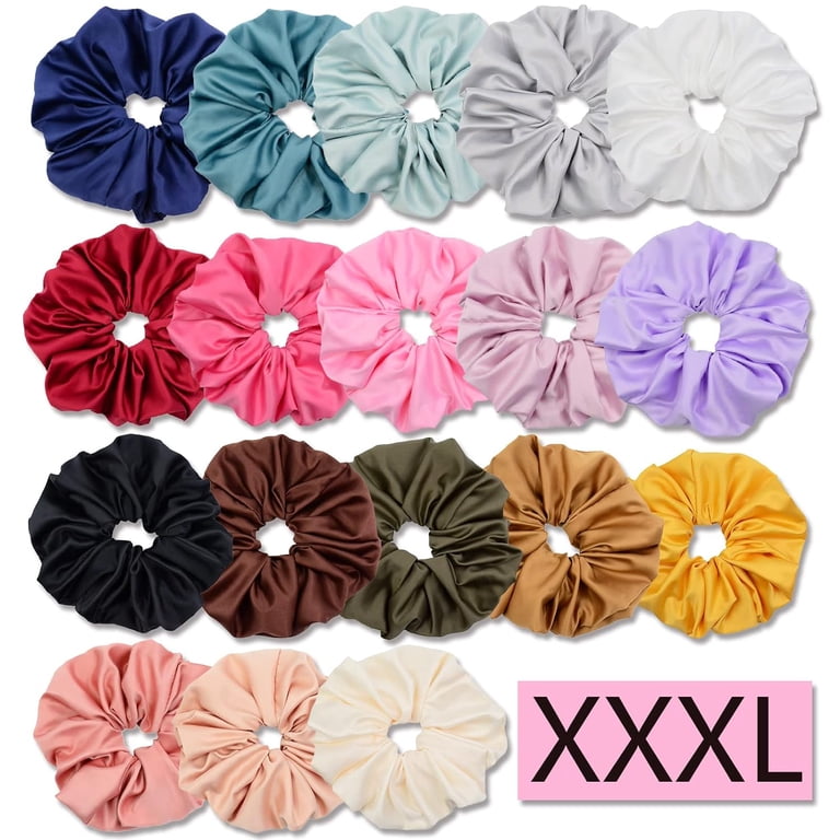 Chloven 18 Colors XXXL-Large Jumbo Scrunchies Oversized Hair  display picture 1