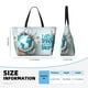 thumbnail image 4 of Disketp Let's go Travel Around the World Bolsa de Playa de Gran Capacidad, Bolso Impermeable y a Prueba de Arena para Mujer, Ideal para Playa, Piscina y Natación, 4 of 7