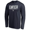 thumbnail image 2 of Men's Navy Xavier Musketeers Team Unity Basketball Long Sleeve T-Shirt, 2 of 3