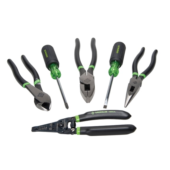 Greenlee 0159-36 Hand Tool Kit, Six Piece CA3