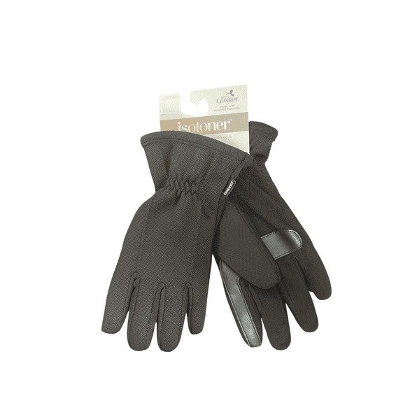 Isotoner Signature Men's Active Gloves Apparelgloves Oxford Black XL