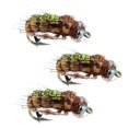 thumbnail image 3 of Moscas de Pesca con Mosca Cola Señuelos de pesca con mosca Cebos Artificiales Accesorio de Gancho de Acero al Carbono para Bass Panfish, 3 of 8