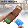 thumbnail image 3 of For Samsung Galaxy S21+ 5G Cross Leather Ring Vertical Zipper Wallet Back Phone Case, 3 of 5