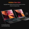 thumbnail image 2 of Mistaha Detachable Tablet Bluetooth Keyboard Case with Touchpad Pen Slot Compatible with iPad 10.2'' 2019/2020/2021/iPad, 2 of 8