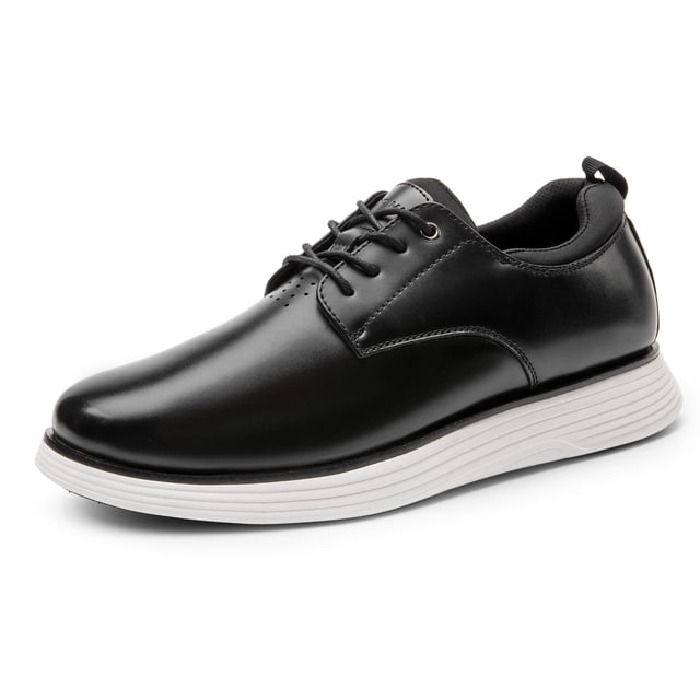 Zapatos Casual Oxfords Negros MaxFlex para Hombre Bruno Marc Talla 10.5