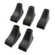 thumbnail image 2 of Juego de Puntas de Goma de Repuesto Macarena 5 Piezas para Bastones de Senderismo Negro 5.5 cm, 2 of 7