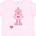 thumbnail image 4 of Inktastic Robotics I Love Robots Girls Girls Toddler T-Shirt, 4 of 5