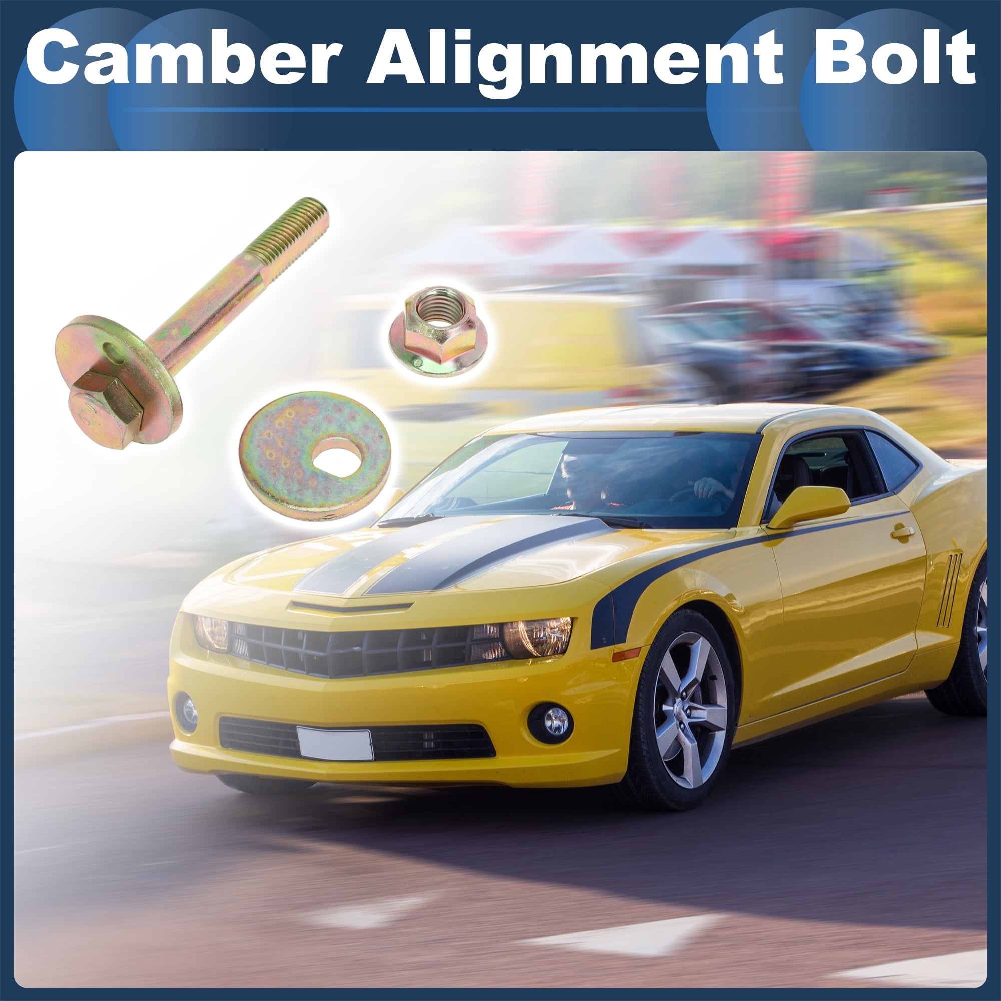 Unique Bargains Front Lower Camber Adjustment Bolt for Ram 1500 Laramie SLT 2006-2008