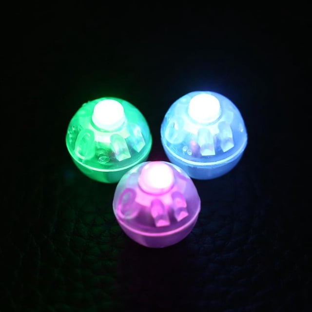 LHCER LED Light Decor,100Pcs/lot Round Led Ball Lamps Balloon Lights Lantern Christmas Wedding Party Decor, LED Light Wedding Decor