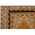 thumbnail image 3 of Vintage Anglo Indian Teak Wood Wardrobe Bone Inlaid Cabinet, Bone inlay armoire, bone inlay almirah, bone inlay unit, 3 of 7